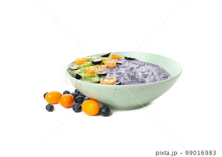 Concept of healthy food with acai smoothie 99016983