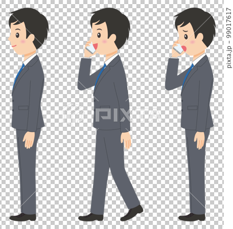 側身西裝男全身1 99017617