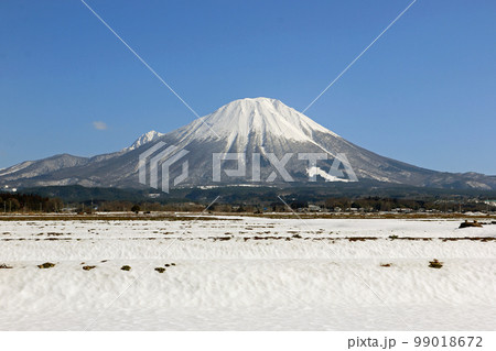 雪が積もった大山 雪が積もった大山 99018672