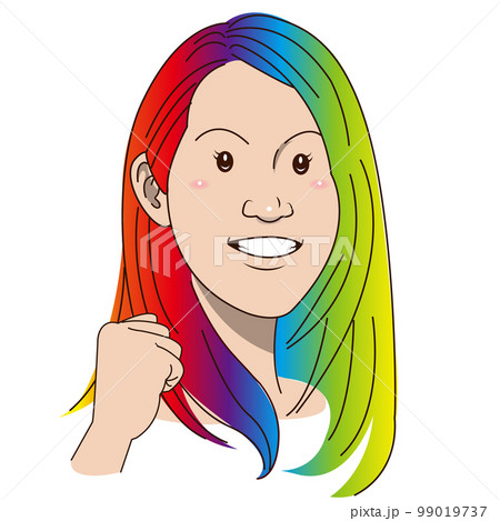 頑張る女性 99019737