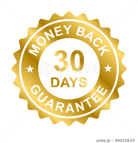 30 days money back guarantee icon vector for graphic design, logo, website, social media, mobile app, UI illustration 99020639