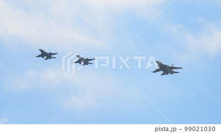 航空自衛隊F-2&インド空軍スホーイSu-30MKI編隊 航空自衛隊F-2&インド空軍スホーイSu-30MKI編隊 99021030