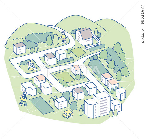 緑豊かで穏やかな街 緑豊かで穏やかな街 99021677