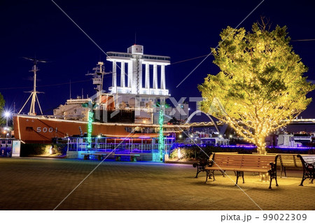 名古屋市 名古屋港ガーデンふ頭の夜景 名古屋市 名古屋港ガーデンふ頭の夜景 99022309