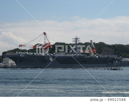 米海軍 空母ニミッツ 横須賀基地 99022588