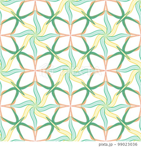 抽象的な模様のイラスト、抽象模様のシームレスパターン、アブストラクト模様のリピートパターン 99023036