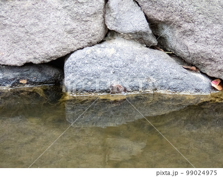 水路と石垣 99024975