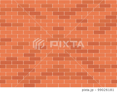 Brick wall pattern seamless background. Realistic decorative background. Vector illustration 99026181