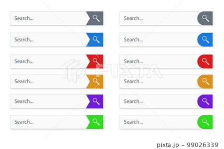 Search Bar for ui, design and web site. Search Address and navigation bar icon. Vector collection of search form templates for websites Search Bar for ui, design and web site. Search Address and navigation bar icon. Vector collection of search form templates for websites 99026339