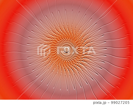 エンボス加工したカラフルな幾何学模様 99027205