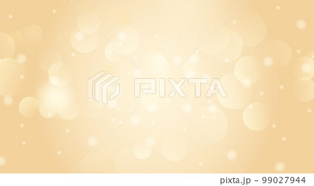 玉ボケが美しい背景。シャンパンゴールドの美しい背景。 99027944