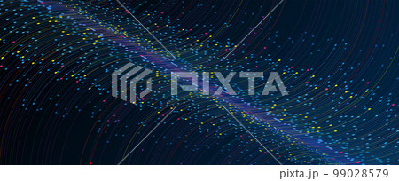 Quantum processing. Deep learning artificial intelligence. Future new technology  for business or science presentation 99028579