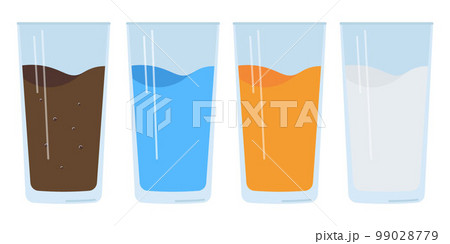 Glasses with different liquids 99028779