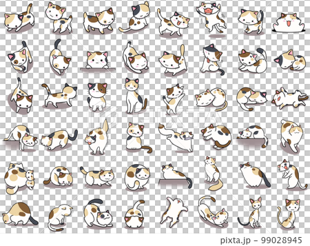[套裝] Mikeneko的可愛插畫/48只動物 99028945