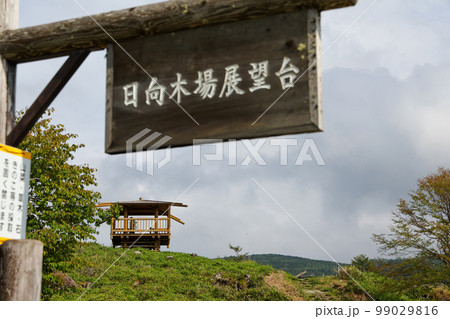 長野県　夏　茅野市　日向木場展望台 99029816