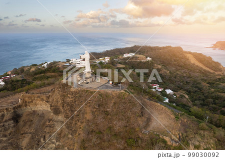 Jesus  christ statue in San Juan Del Sur 99030092