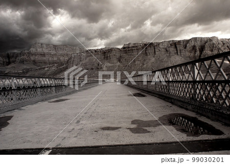Bridge at Lee's Ferry Arizona Infrared Sepia Tone 99030201