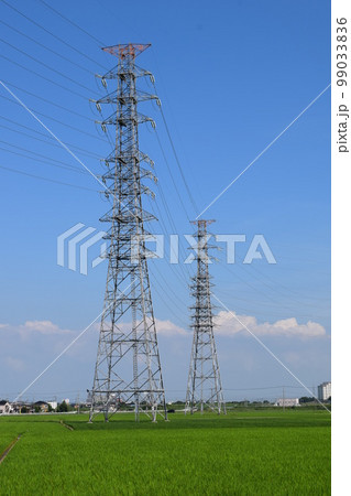 送電塔 高電圧交流 99033836
