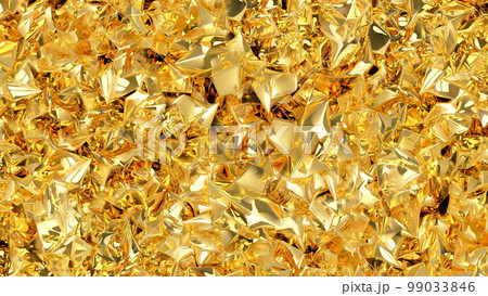 3D rendering  shiny liquid ripples on the surface of a technological material with an elegant shape 99033846