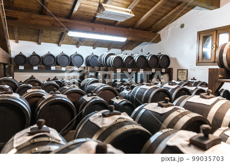 balsamic vinegar wooden barrels storing and aging balsamic vinegar wooden barrels storing and aging 99035703