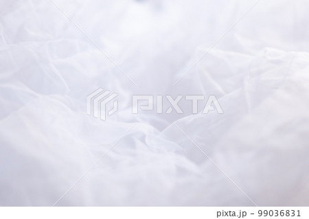 ファブリック　背景素材　白　white　ホワイト　衣装　インテリア　テキストスペース　仮想空間 99036831