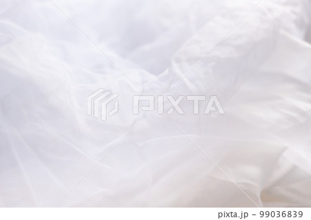 ファブリック　背景素材　白　white　ホワイト　衣装　インテリア　テキストスペース　仮想空間 99036839
