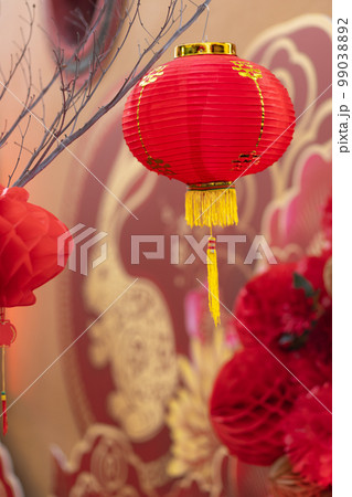 Year of the Rabbit , Chinese new year lanterns in old town area. Year of the Rabbit , Chinese new year lanterns in old town area. 99038892