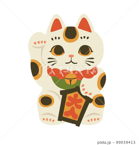 招き猫(大入)のイラスト素材 [99039413] - PIXTA