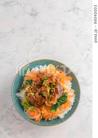 ビビンバ風焼き肉丼 99040003