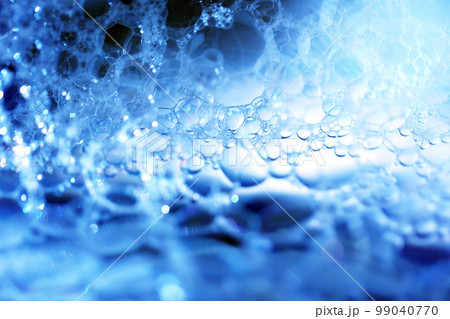 洗剤の泡、バブルのクローズアップ背景画像 洗剤の泡、バブルのクローズアップ背景画像 99040770