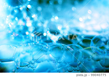洗剤の泡、バブルのクローズアップ背景画像 洗剤の泡、バブルのクローズアップ背景画像 99040775