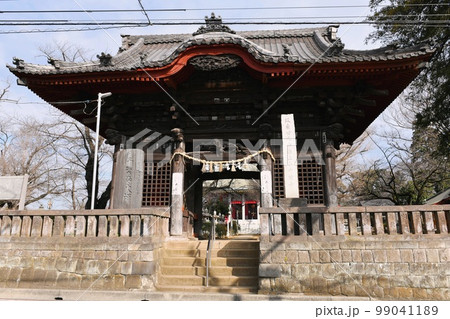 【千葉市　千葉寺「仁王門」】 99041189