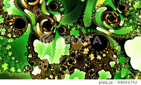 レース風ファンタジーグラフィック背景素材 99043742