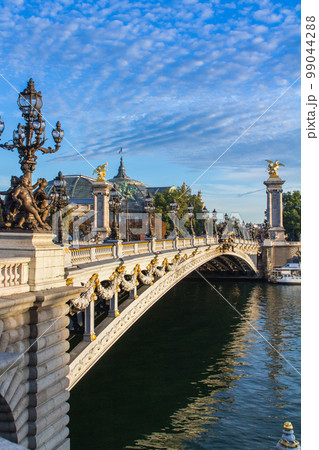 早朝のアレクサンドル3世橋(フランス-パリ) 早朝のアレクサンドル3世橋(フランス-パリ) 99044288