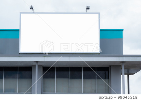 blank billboard on the street 99045518