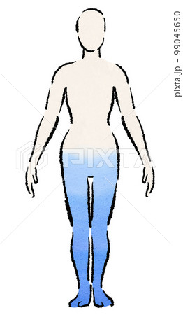 下半身冷え症 冷え症のパターンイラスト 水彩 手描き 東洋医学 下半身冷え症 冷え症のパターンイラスト 水彩 手描き 東洋医学 99045650