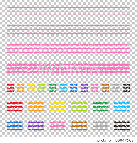蠟筆素材三線描裝飾套裝 99047565