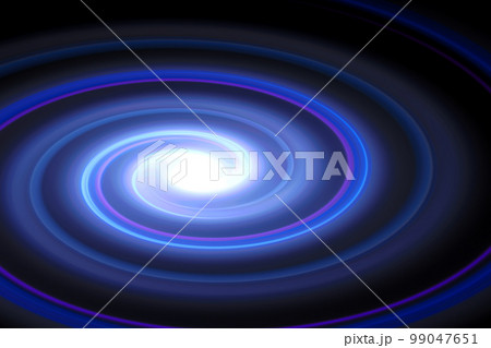 宇宙空間のワープをイメージした背景素材(ワームホール ・ブラックホールのイメージ) 宇宙空間のワープをイメージした背景素材(ワームホール ・ブラックホールのイメージ) 99047651