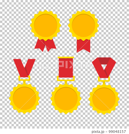 medal icon illustration set 99048157