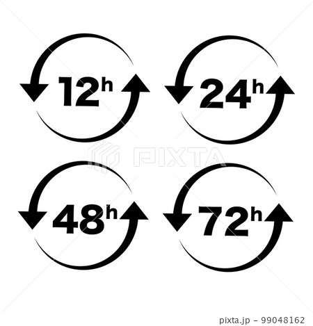 時間アイコンセット 99048162