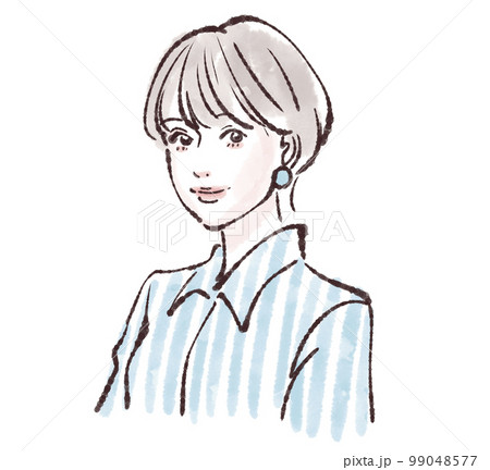 女性のイラスト素材 99048577