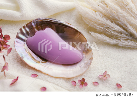 カッサ フェイシャルマッサージのイメージ素材 カッサ フェイシャルマッサージのイメージ素材 99048597