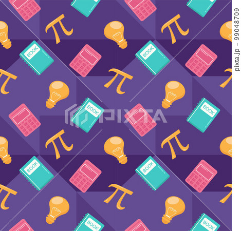 Pi Day Seamless Pattern Design with Mathematical Constants or Baked Pie in Template Hand Drawn Cartoon Flat Illustration Pi Day Seamless Pattern Design with Mathematical Constants or Baked Pie in Template Hand Drawn Cartoon Flat Illustration 99048709