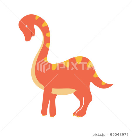Dinosaur Cartoon flat design 99048975