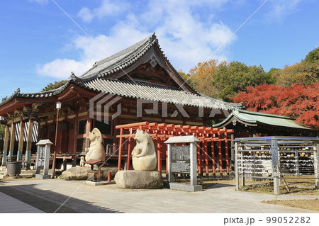 香川・高松　屋島寺と蓑山大明神　四国霊場八十八ヶ所・第84番札所 99052282