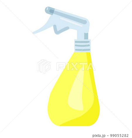 Spray cleaner icon cartoon vector. Wash bucket. Cleaning domestic 99055282