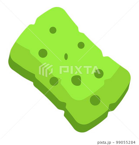 Wash sponge icon cartoon vector. Cleaner house. Cleaning worker 99055284