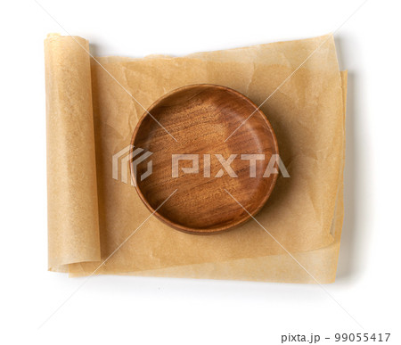 Empty Wood Bowls Isolated, Wooden Bowl on White Background Top View, Rustic Kitchen Mockup Empty Wood Bowls Isolated, Wooden Bowl on White Background Top View, Rustic Kitchen Mockup 99055417