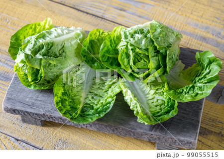 Heads of Romaine lettuce Heads of Romaine lettuce 99055515