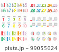 ポイントを示した1から10の数字-color2_colorful2 99055624